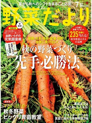 cover image of 野菜だより2020年7月号